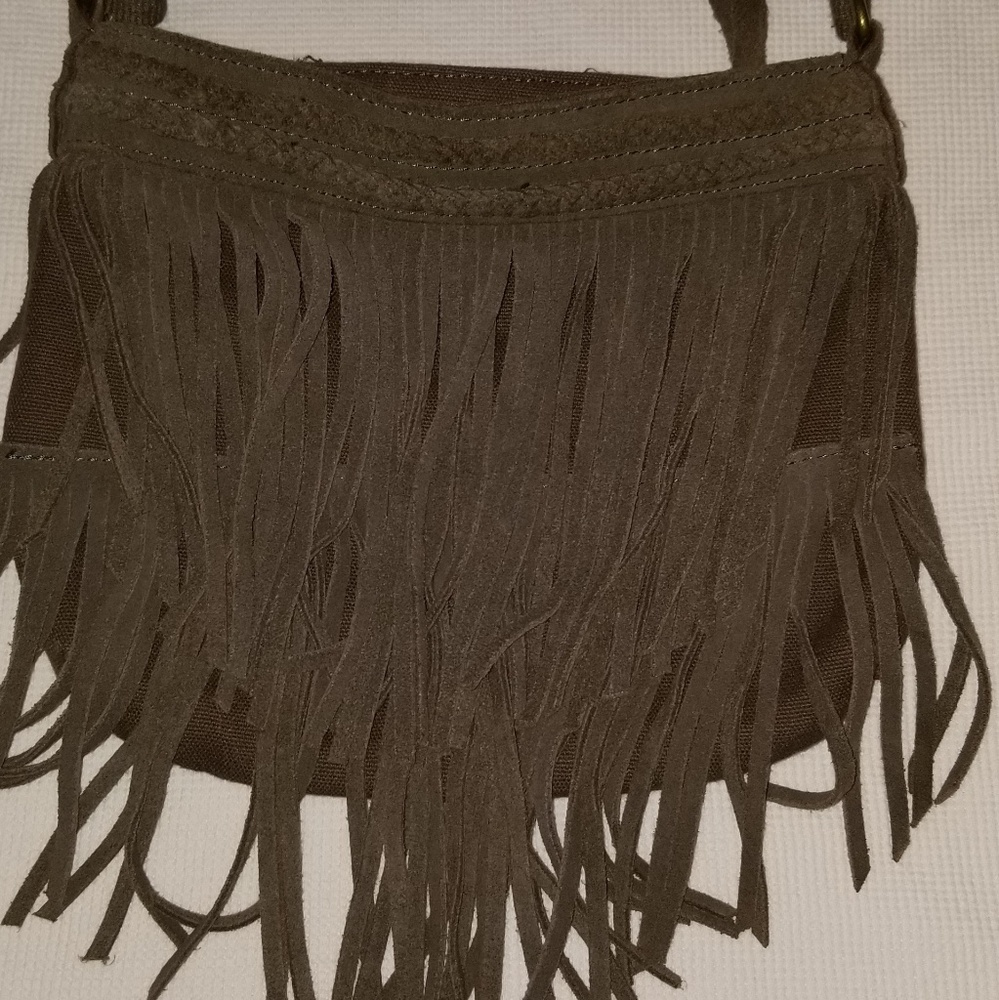 American Eagle fringe crossbody bag